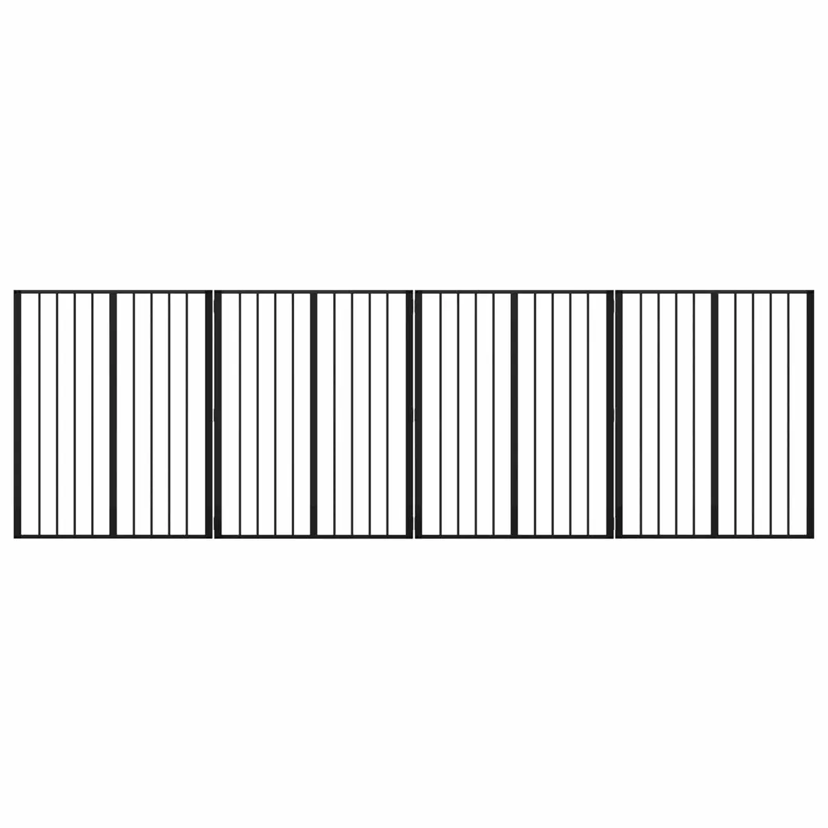 4-Panel Dog Gate for Home Use