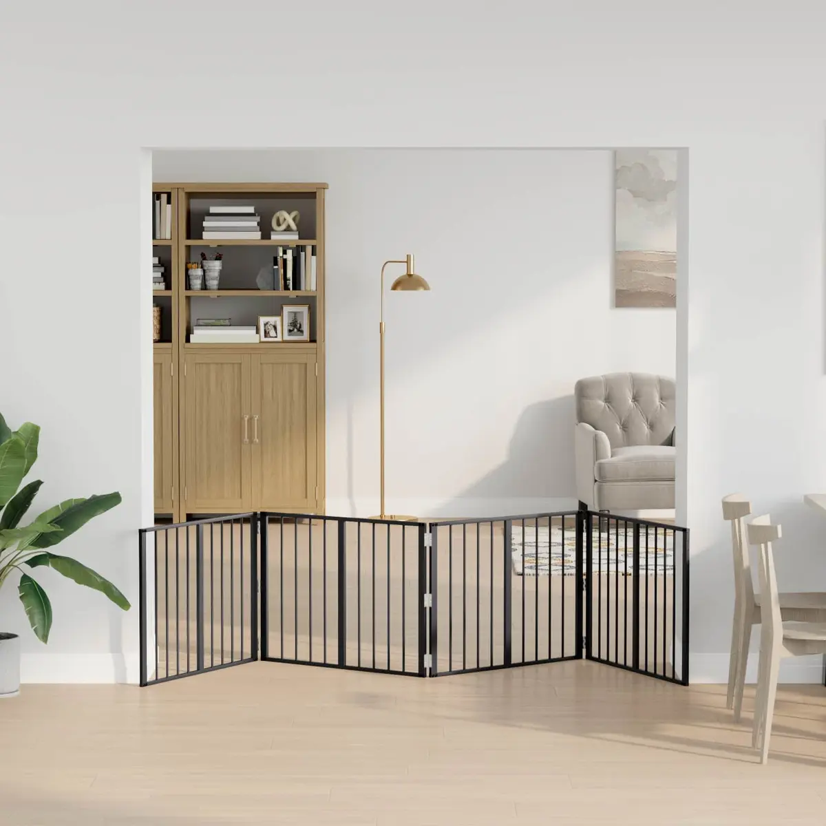 4 Panel Dog Enclosure for Indoor Use