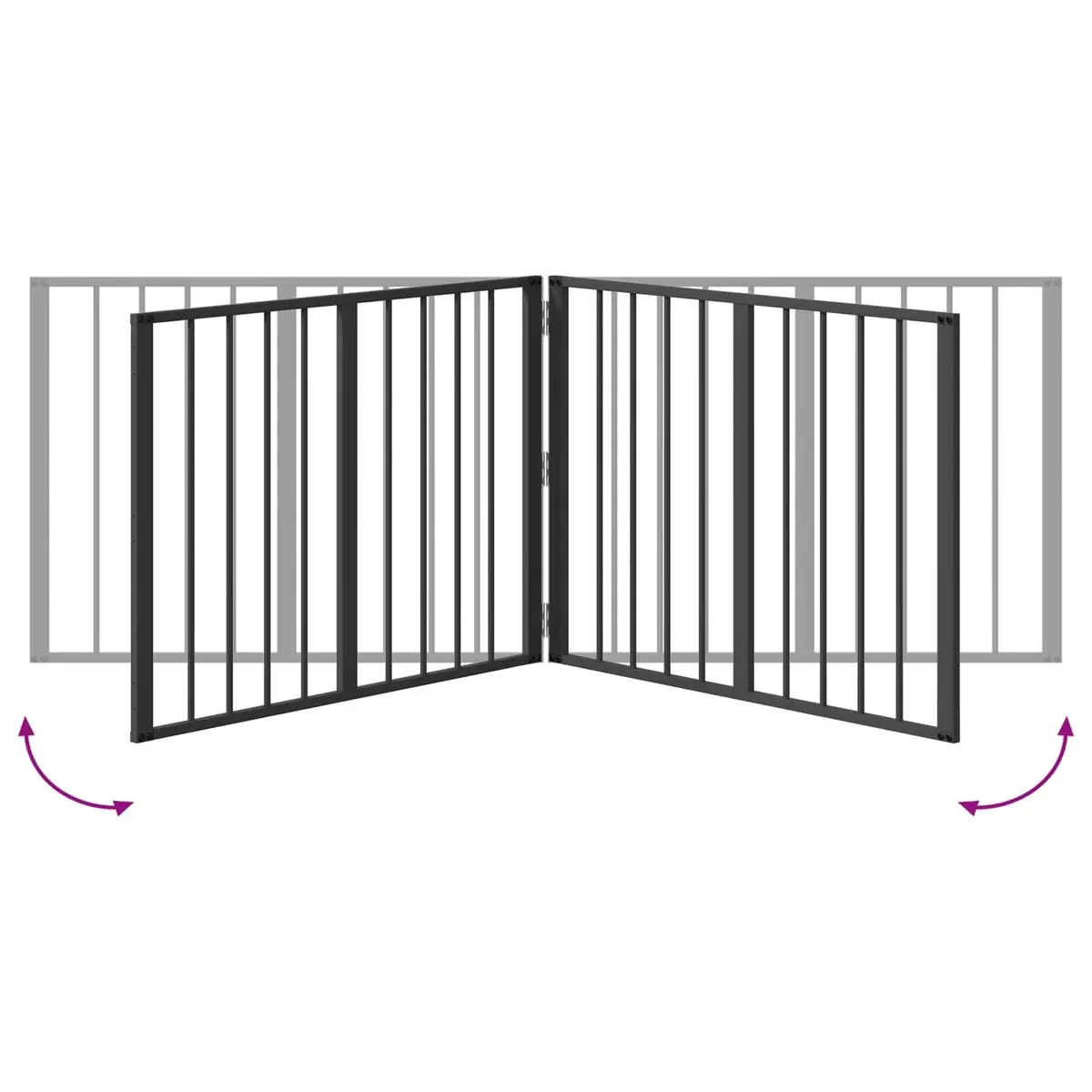 4 Panel Dog Enclosure for Indoor Use