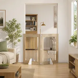 Versatile Foldable Dog Gate for Any Indoor Space