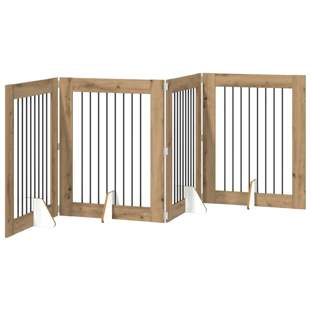 Foldable Dog Gate for Home Use, 4 Panels