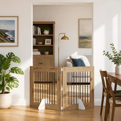 Practical Foldable Dog Gate - Indoor Use 160.5 cm