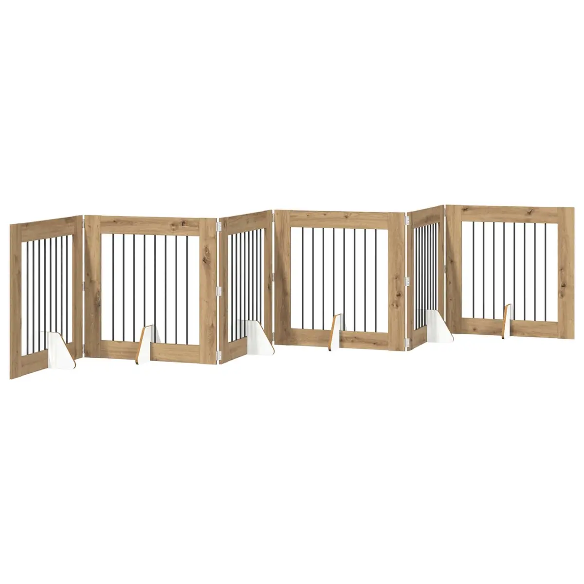 6-Panel Dog Gate for Home Use