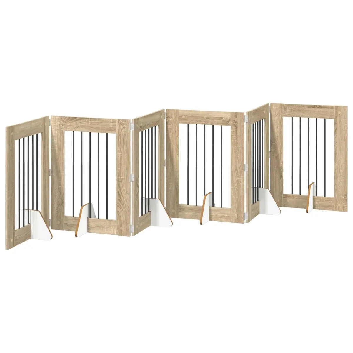 Indoor Pet Fence with 6 Foldable Panels