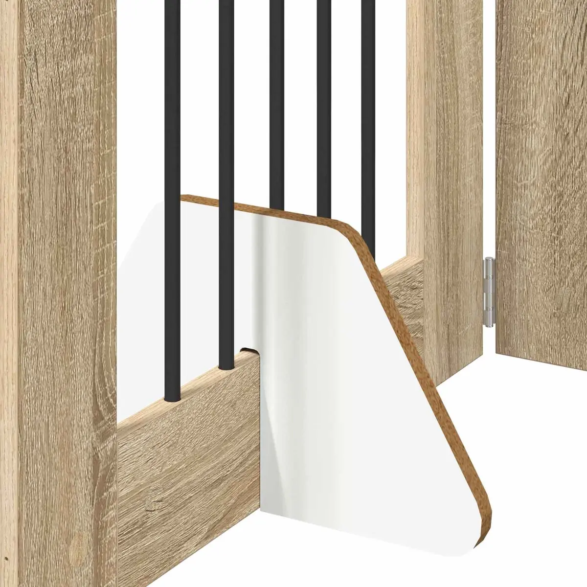 Indoor Pet Fence with 6 Foldable Panels