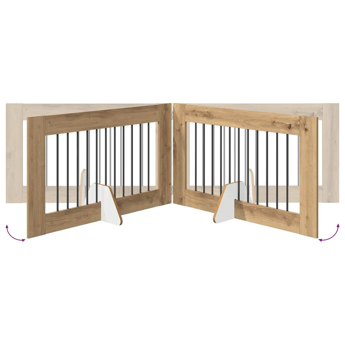Foldable Dog Gate for Home Use