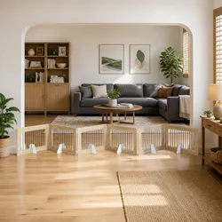 Flexible Use of a 6-Panel Dog Gate for Your Home
