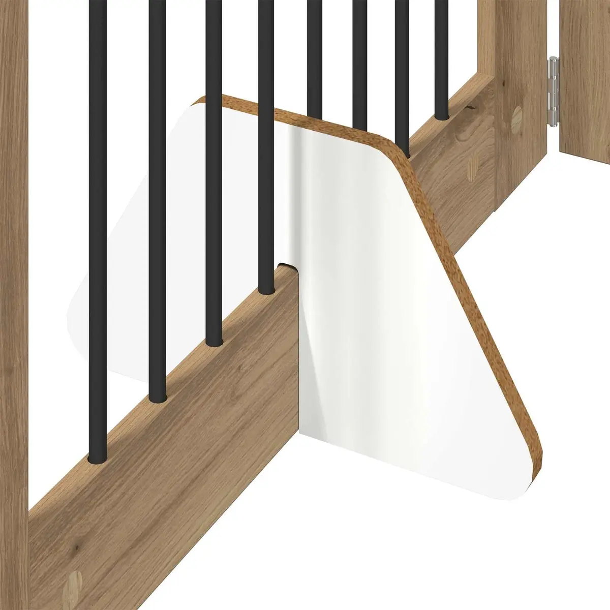 Foldable Dog Gate for Indoor Spaces