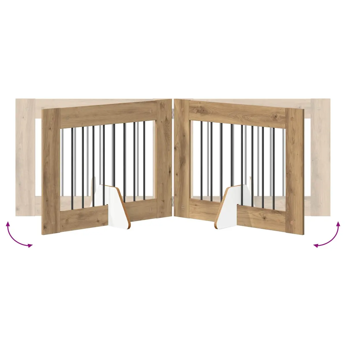 Foldable Dog Gate for Indoor Spaces