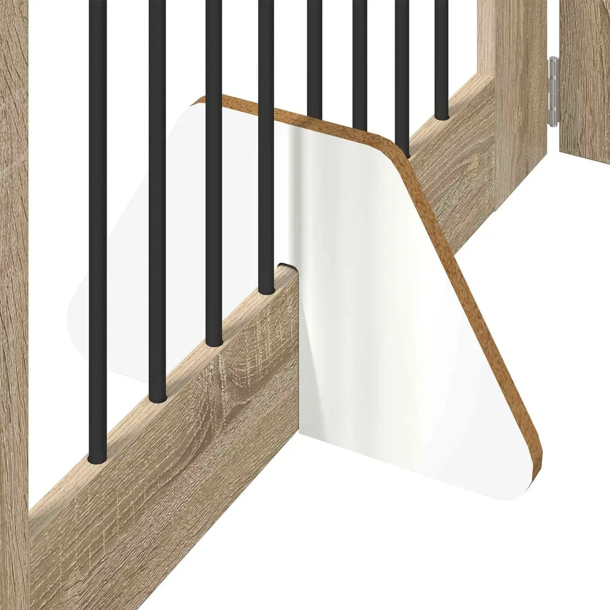 6-Panel Dog Gate for Various Home Spaces