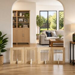 Practical Foldable Dog Gate: Perfect for Home Use