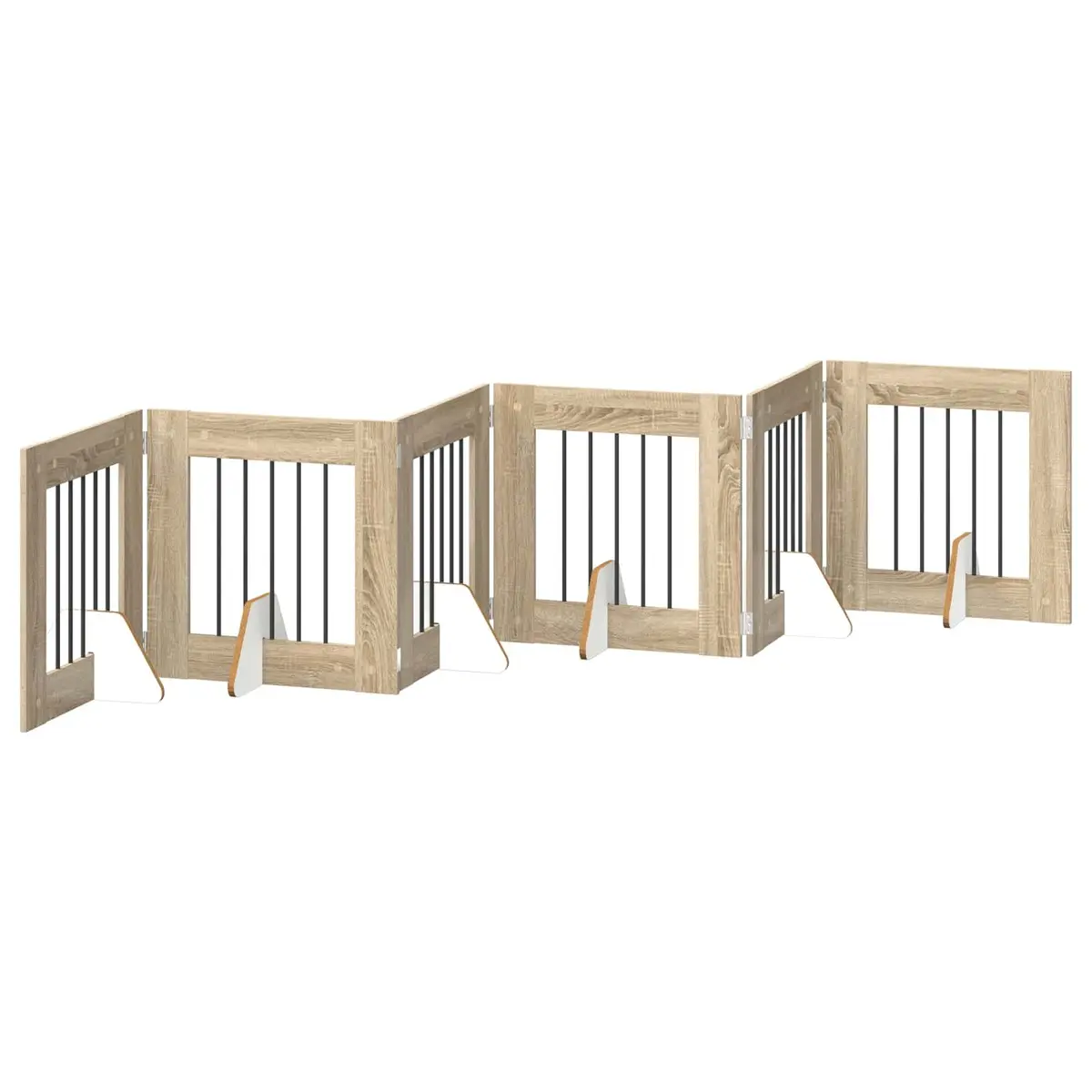 6-Panel Dog Gate for Home Use