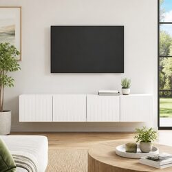Versatile Two-Piece TV Wall Cabinet for Home Use