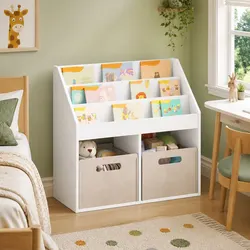 Practical White Kids Bookshelf for Every Home