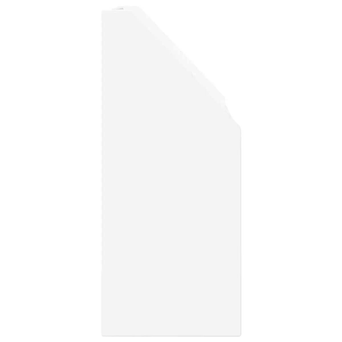Kids Bookshelf Engineered Wood 72.5 x 29.5 x 69 cm White Modern Storage Cabinet Shelving Unit