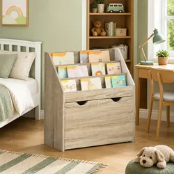 Functional Kids Bookshelf Storage for Playrooms
