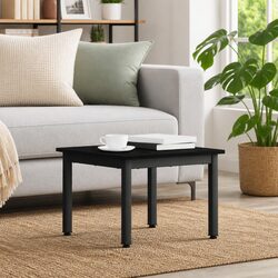 Practical Coffee Table for Everyday Living in Black Oak