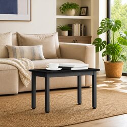 Practical Black Rectangular Coffee Table for Any Room