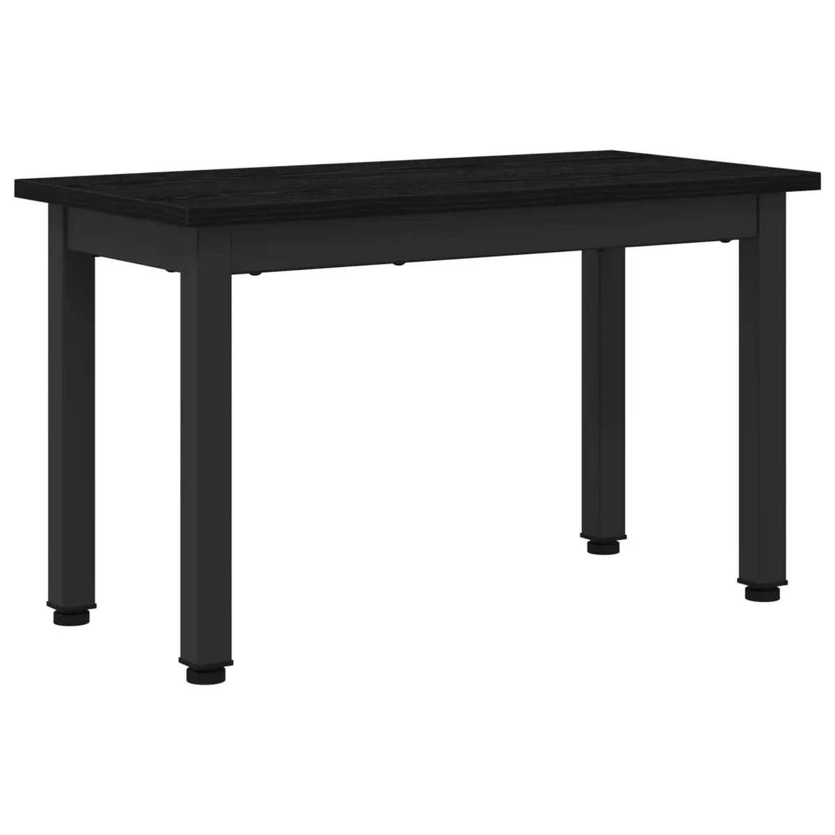 Coffee Table Black Rectangular Modern Living Room Accent Furniture 60x30x36cm