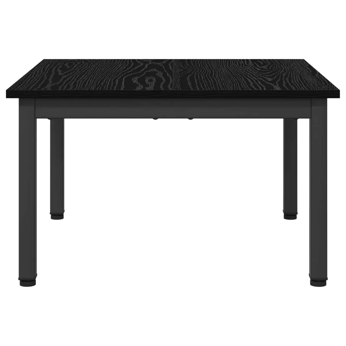 Coffee Table Black Rectangular Modern Living Room Accent Furniture Clean Lines