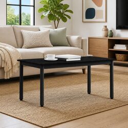Practical Black Coffee Table for Everyday Use in Your Home