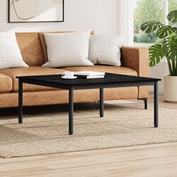 Practical Black Oak Coffee Table for Everyday Use