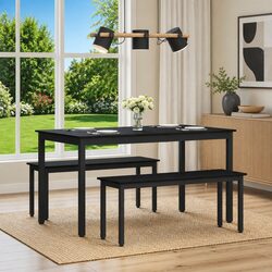 Functional Dining Table 140x80x75cm for Daily Use