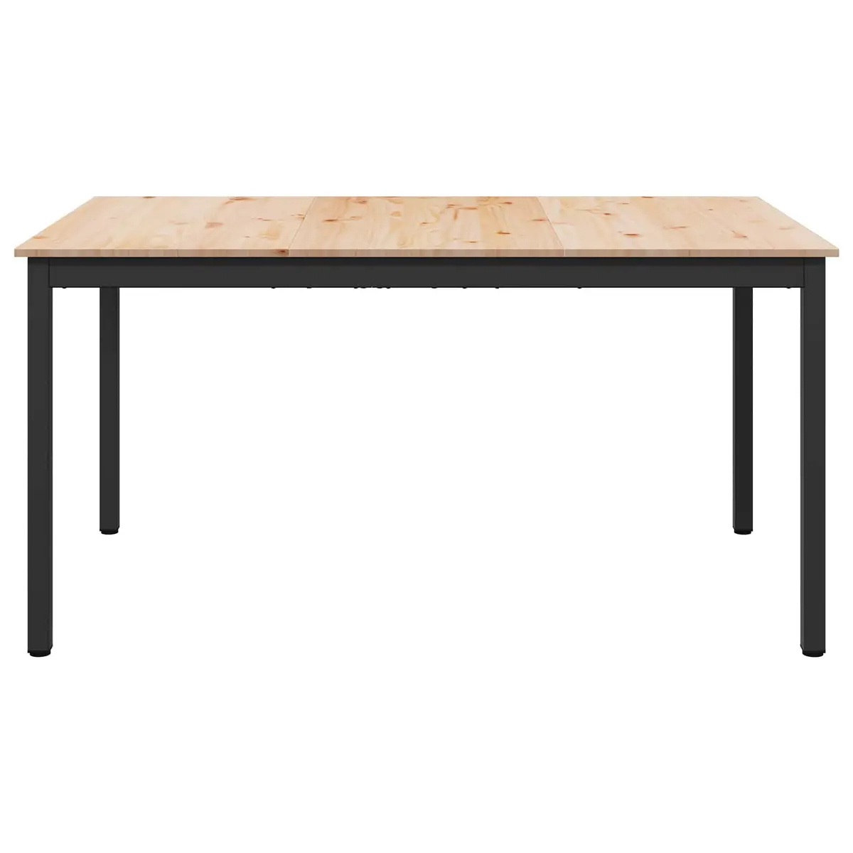 Dining Table 140x80x75cm Natural Solid Pine Wood Kitchen Room Furniture