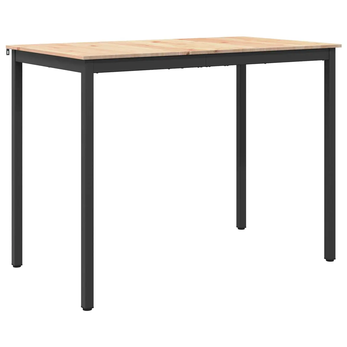 Bar Table Kitchen Dining Room Furniture Solid Pine Wood Natural Brown