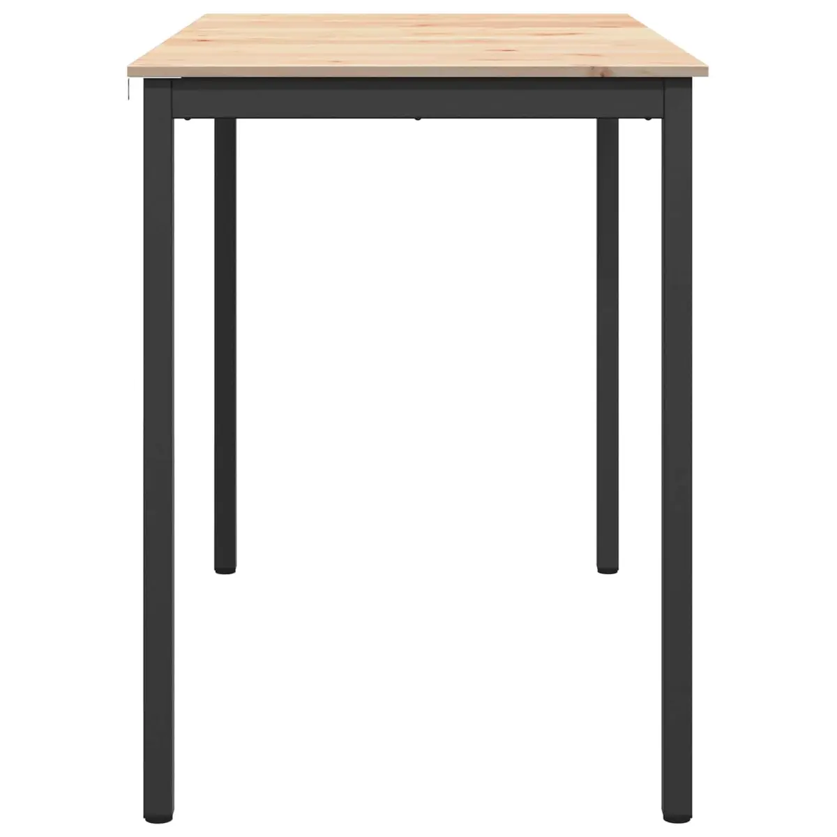 Bar Table Kitchen Dining Room Furniture Solid Pine Wood Natural Brown