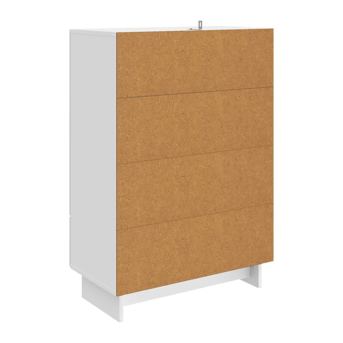 White Sideboard Storage Cabinet with Drawers Doors Engineered Wood Furniture