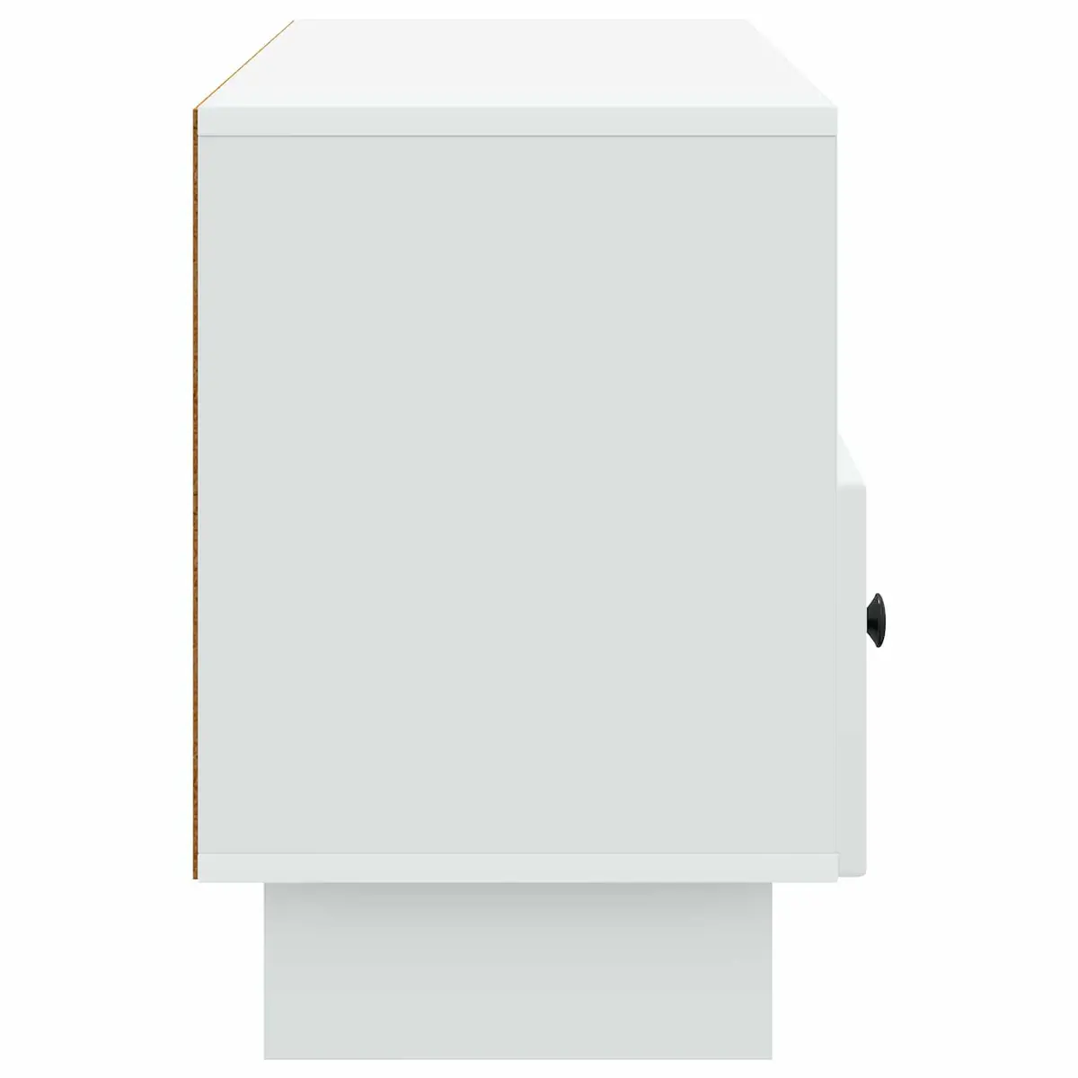TV Cabinet Engineered Wood 102 x 34.5 x 50 cm White Modern Living Room Entertainment Unit