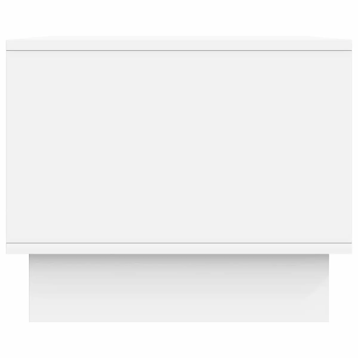 White Coffee Table with Ample Storage