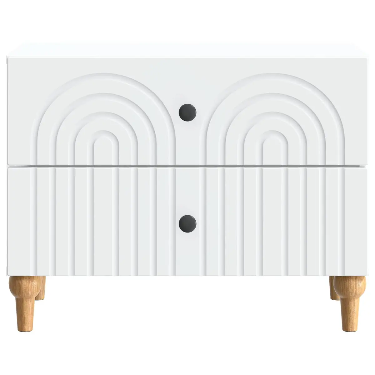 White Bedside Cabinet for Small Spaces
