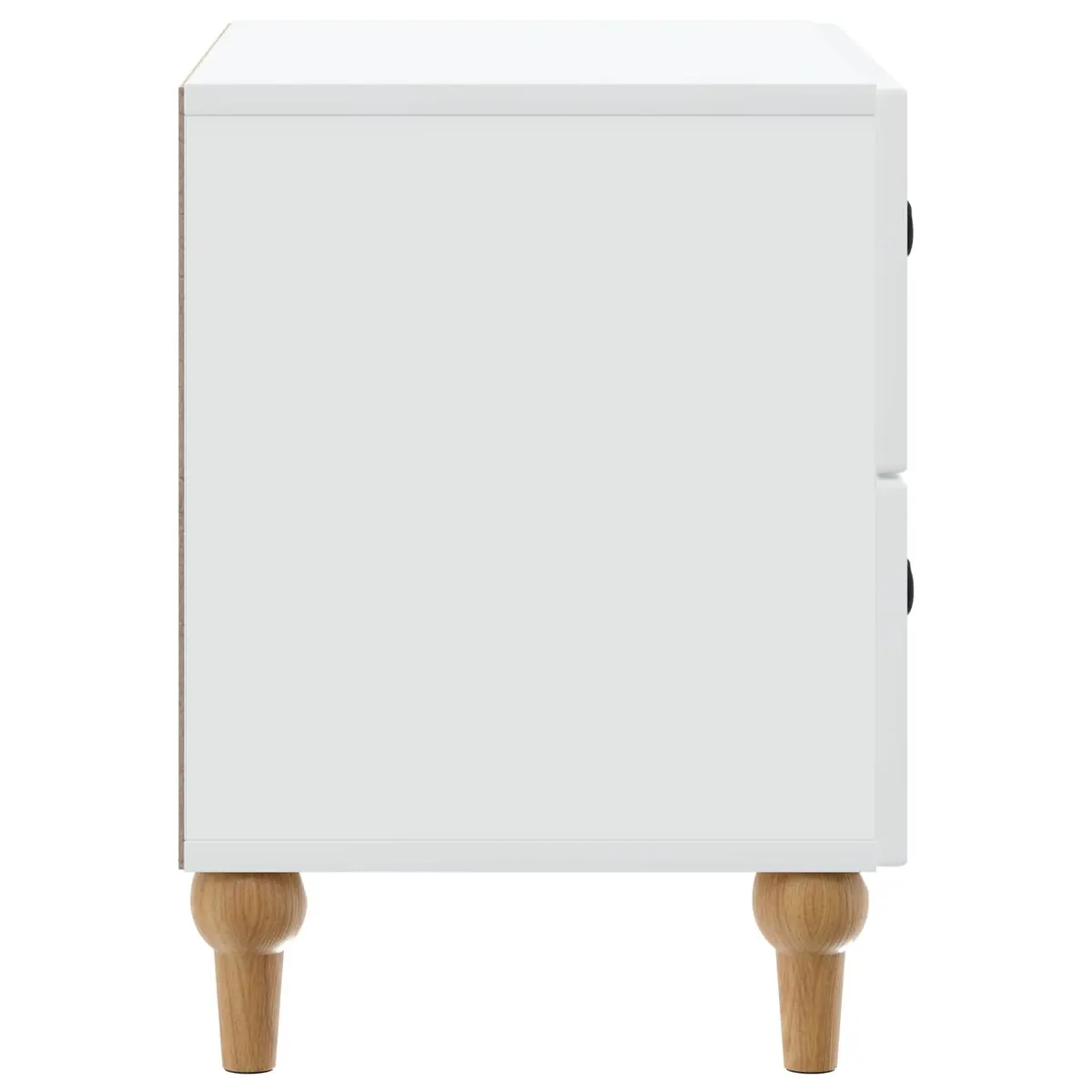 White Bedside Cabinet for Small Spaces