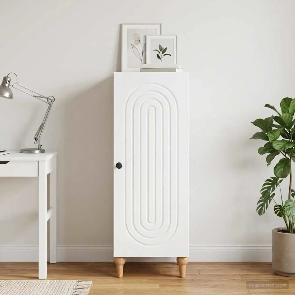 White Sideboard for Dining and Living Areas
