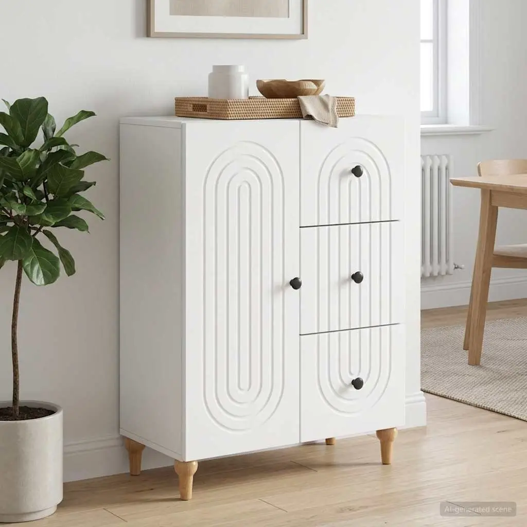 White Sideboard Cabinet for Home Organization