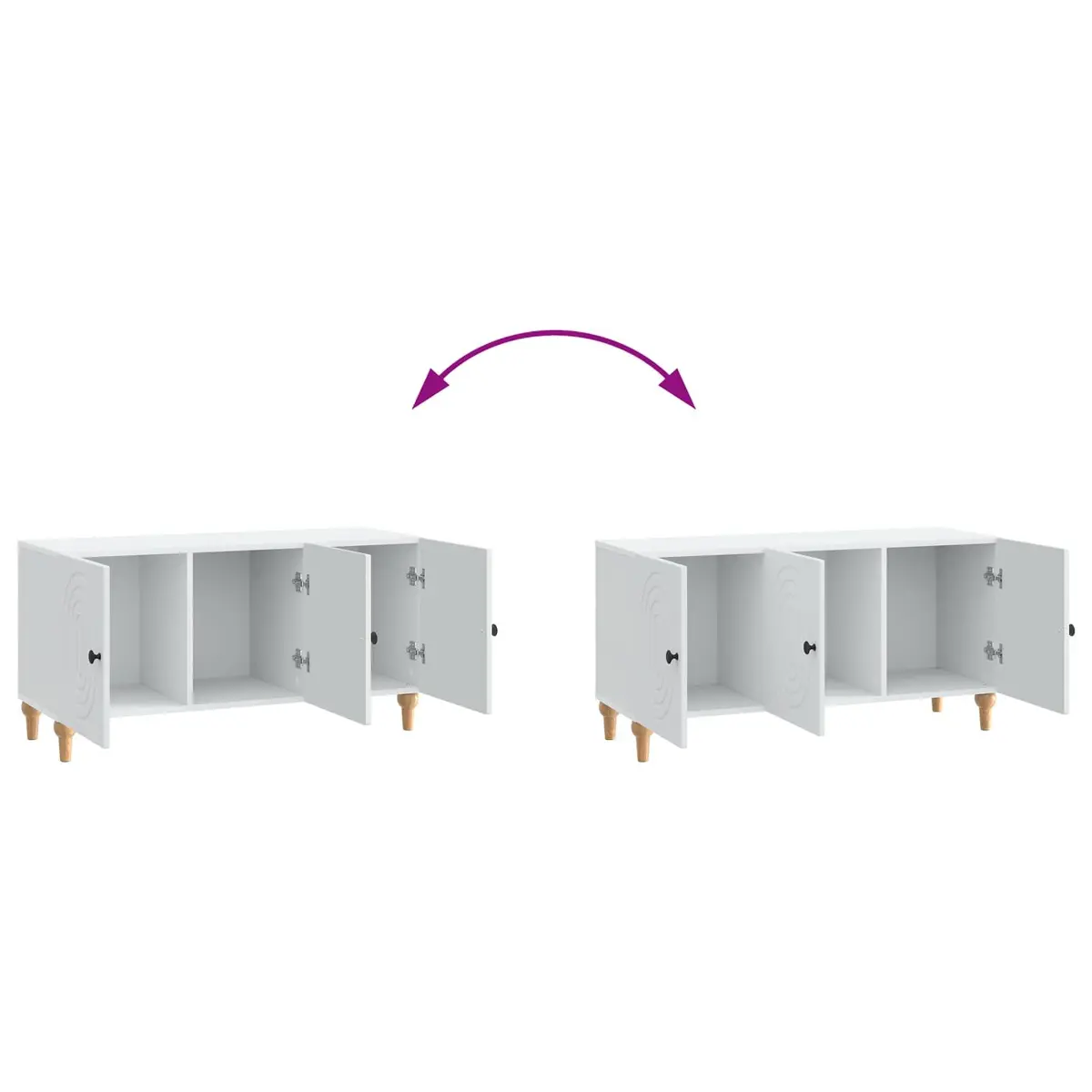 White TV Cabinet for Home Entertainment