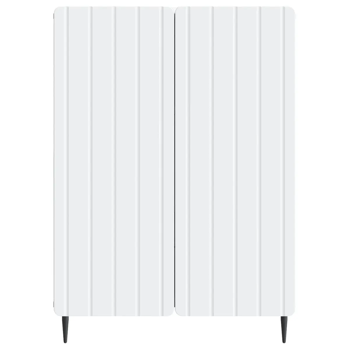 Sideboard Engineered Wood 66 x 34.5 x 92 cm White Storage Cabinet