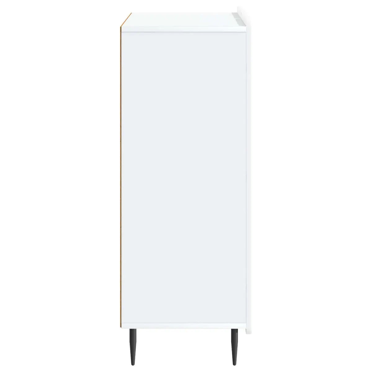 Sideboard Engineered Wood 66 x 34.5 x 92 cm White Storage Cabinet