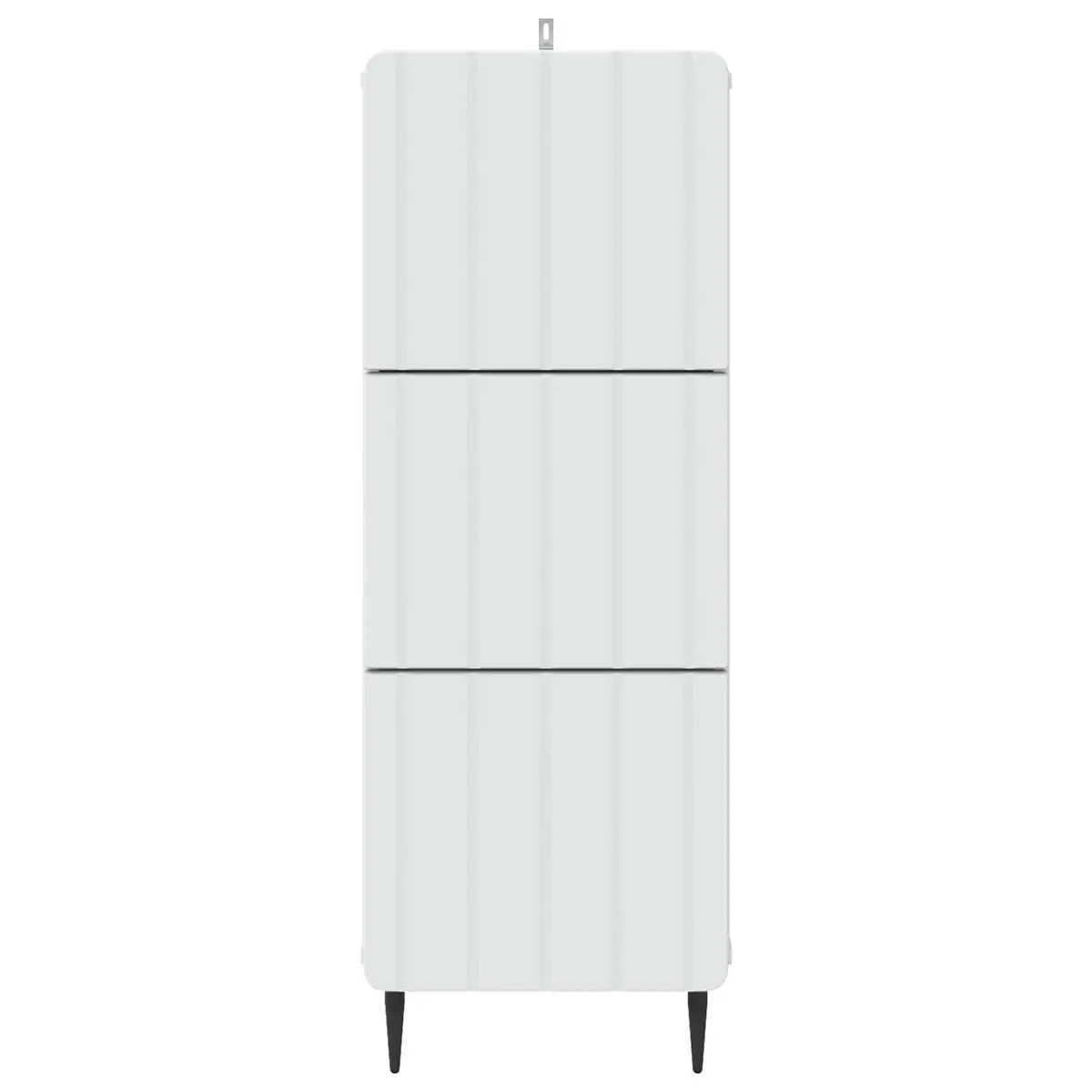 Drawer Cabinet Engineered Wood 33 x 34.5 x 92 cm White Modern Style