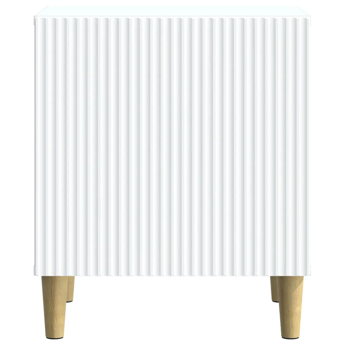 Bedside Cabinet Engineered Wood 43 x 34.5 x 50 cm White