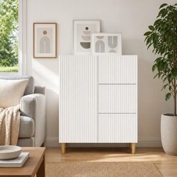 Functional White Sideboard for Home Organization