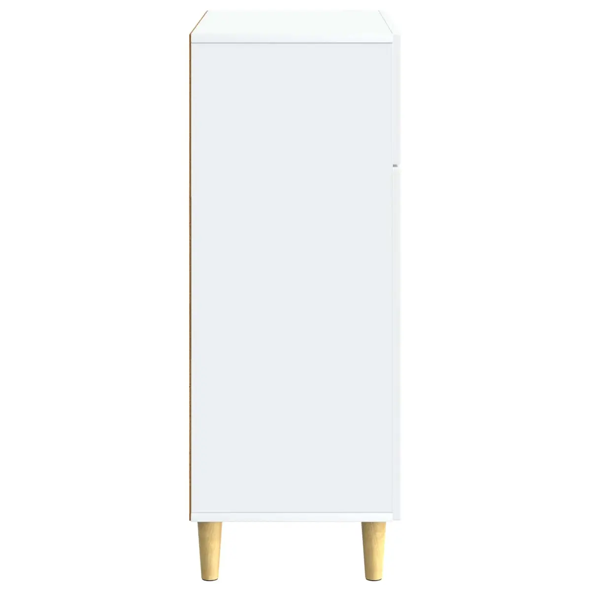 White Sideboard 66x34.5x90cm Modern Storage Cabinet Living Room Furniture