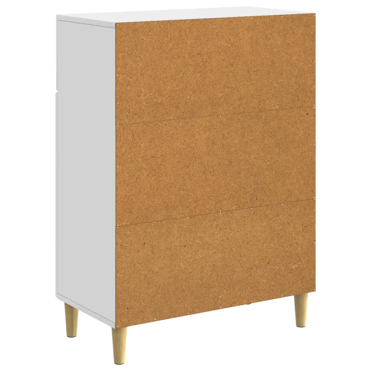 White Sideboard 66x34.5x90cm Modern Storage Cabinet Living Room Furniture