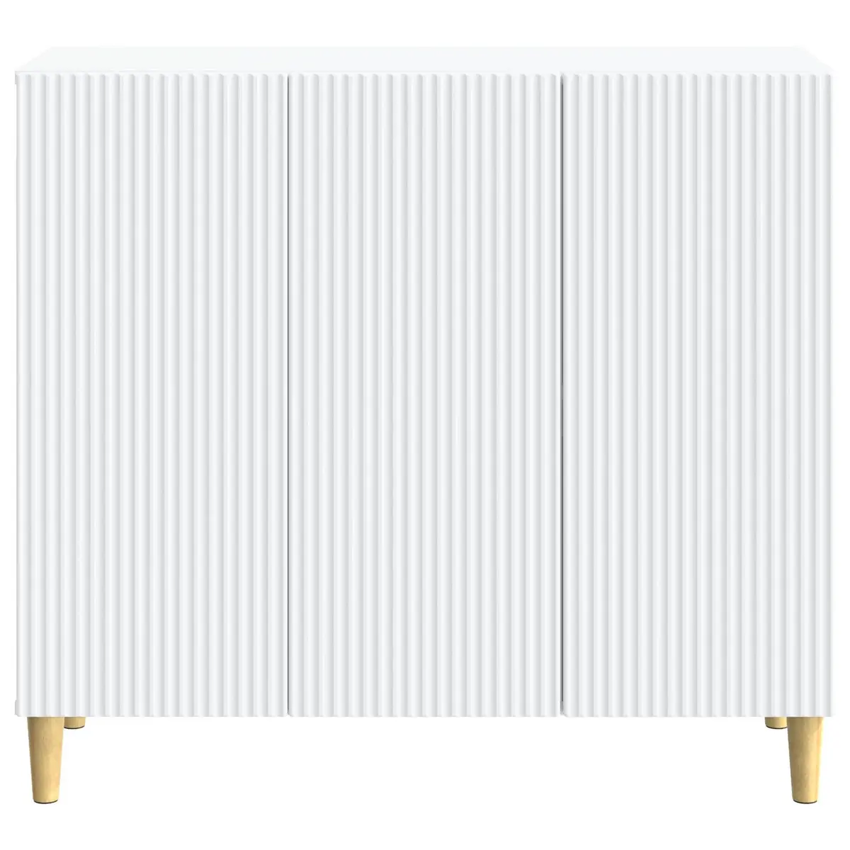 Sideboard Storage Cabinet Engineered Wood 89 x 34.5 x 80 cm White
