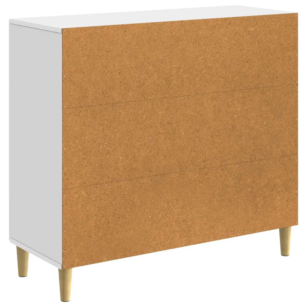 Sideboard Storage Cabinet Engineered Wood 89 x 34.5 x 80 cm White