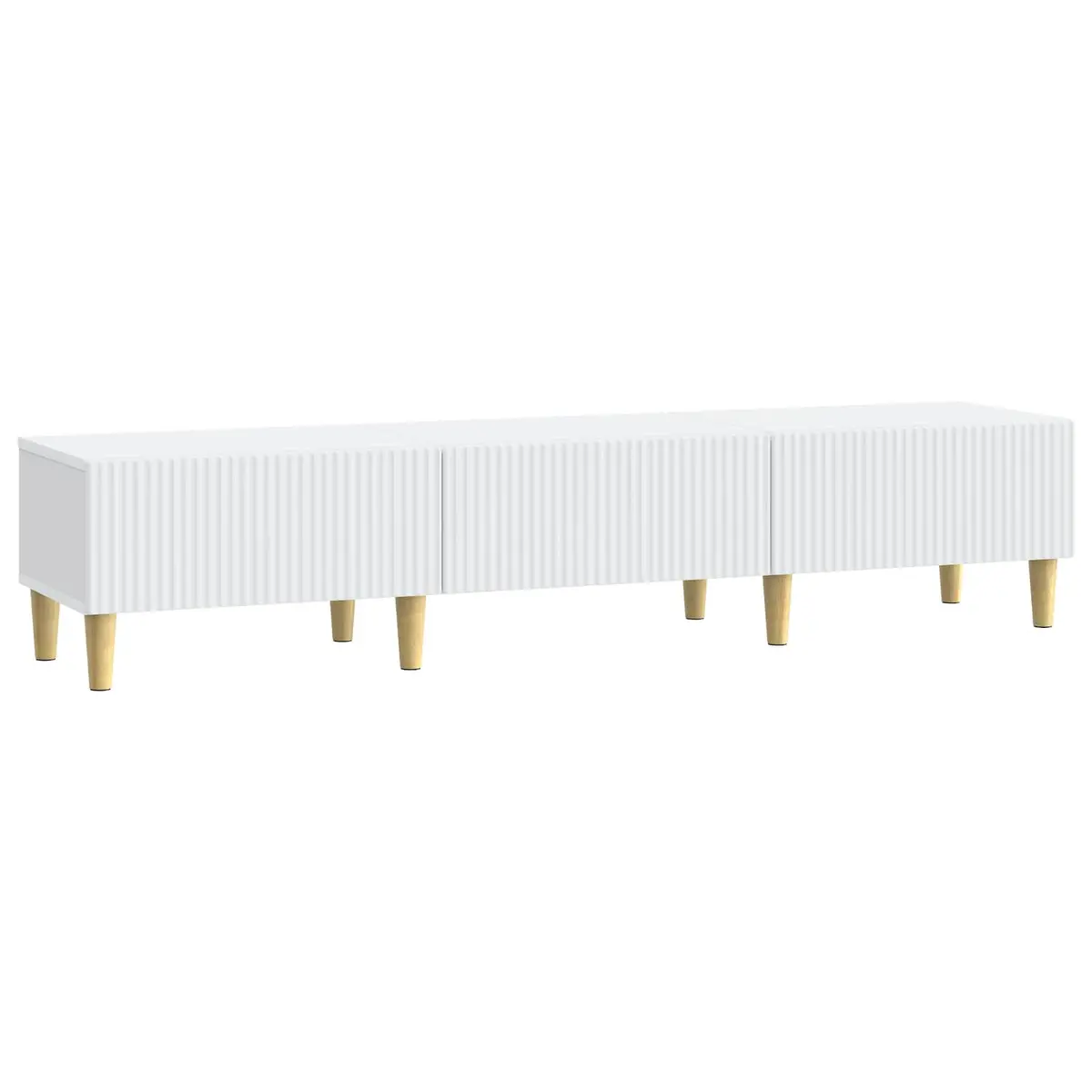 White Entertainment Unit with Drawer for Home Use