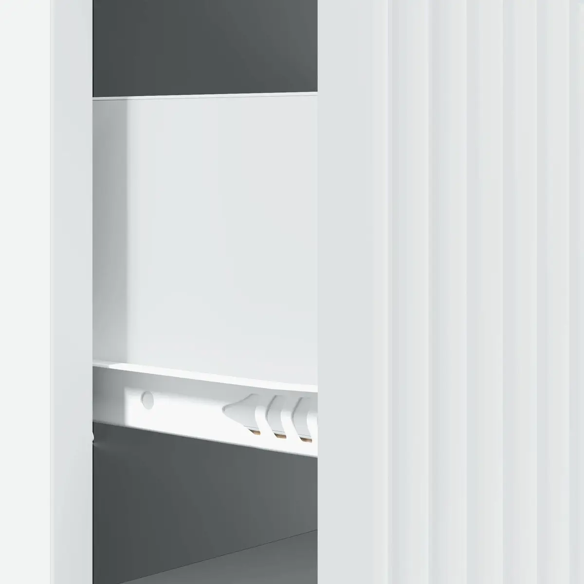 Drawer Cabinet Storage Unit Engineered Wood 33 x 34.5 x 89.5 cm White