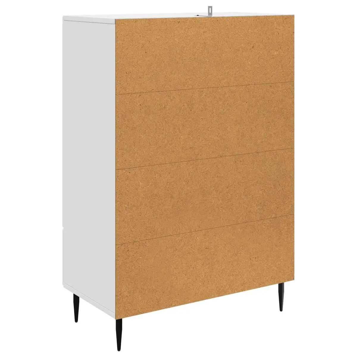 Modern White Sideboard Storage Cabinet Living Room Dining Buffet Engineered Wood